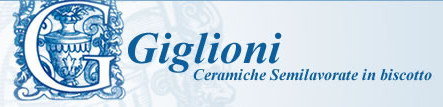 Giglioni - Ceramiche semilavorate in biscotto